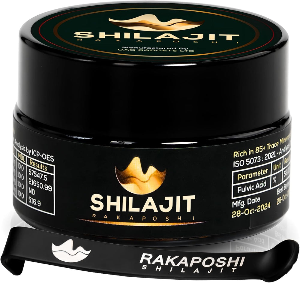 Pure Himalayan Shilajit Resin 30/54g (Gold Grade) – Lab Tested